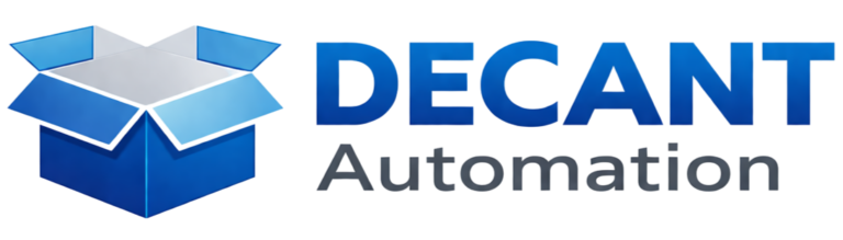 Automated Decant Systems for Warehouse Receiving - Decant Automation