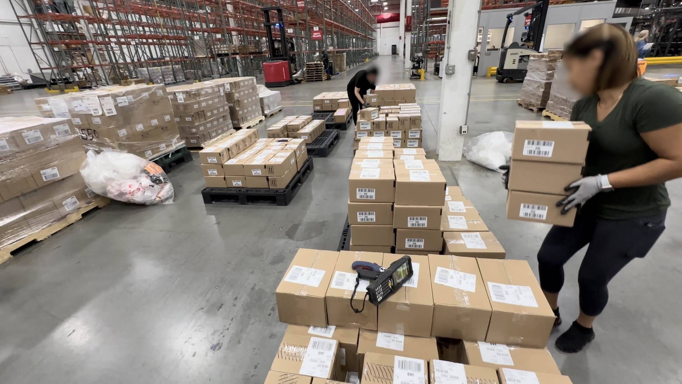 warehosue receiving manual system